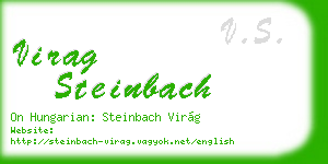 virag steinbach business card
